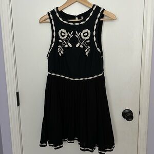 Free People embroidered dress